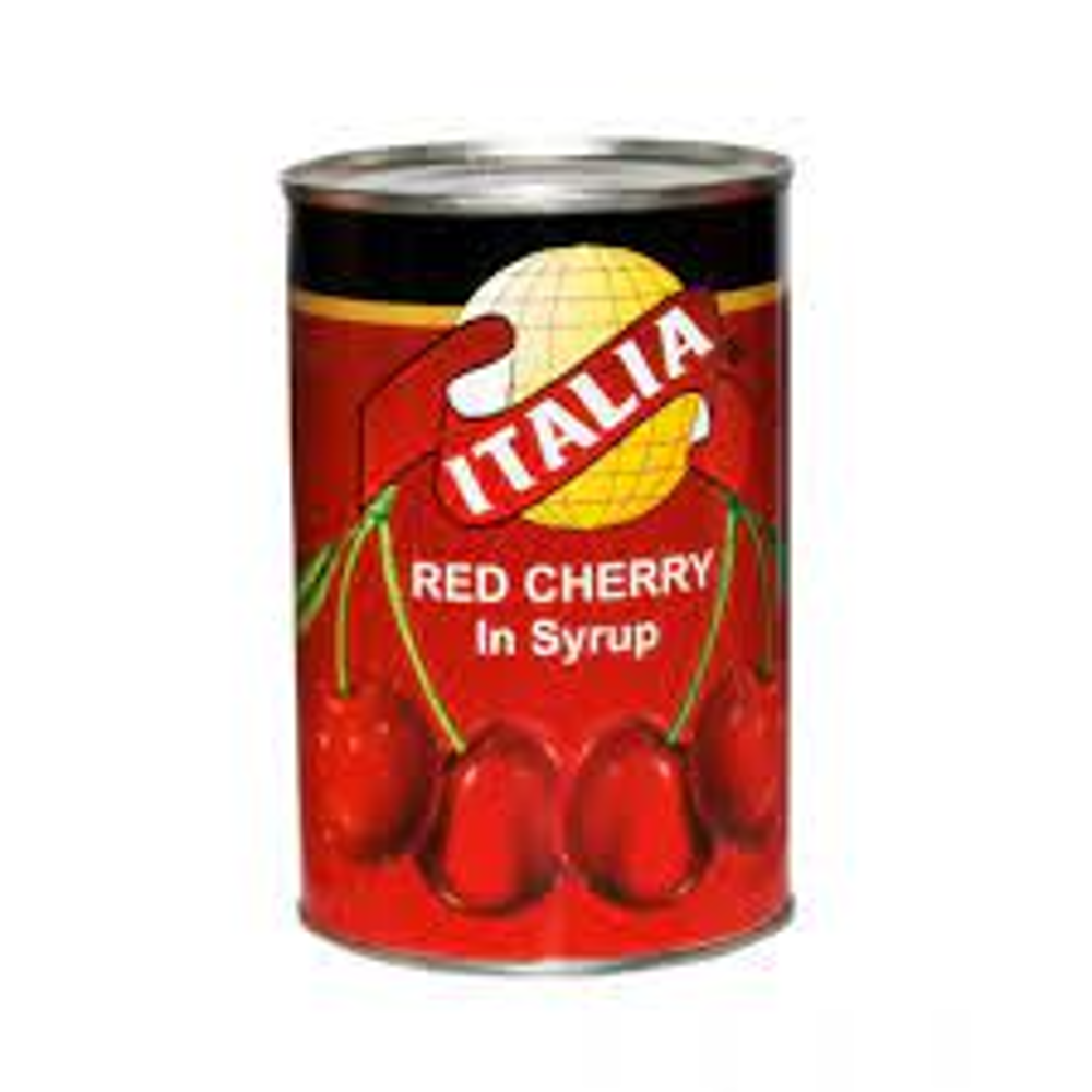 AMERICAN GREEN RED CHERRIES LIGHT SYRUP 400 ML Default Title - MamasJan Grocery