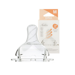 FARLIN NIPPLE DNA SILICONE 3M+ 2PC AC-22007 M Default Title - MamasJan Grocery Nonfood