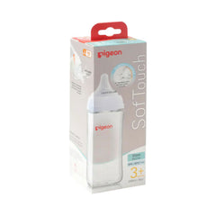 PIGEON BABY FEEDING BOTTLE SOFTTOUCH 3M+ 240 ML 79437 Default Title - MamasJan Grocery Nonfood