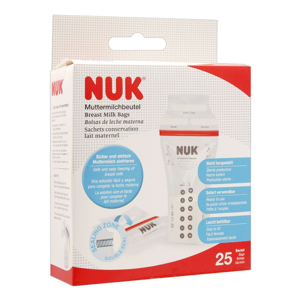 NUK BREAST MILK BAG 25S 2106 Default Title - MamasJan Grocery Nonfood
