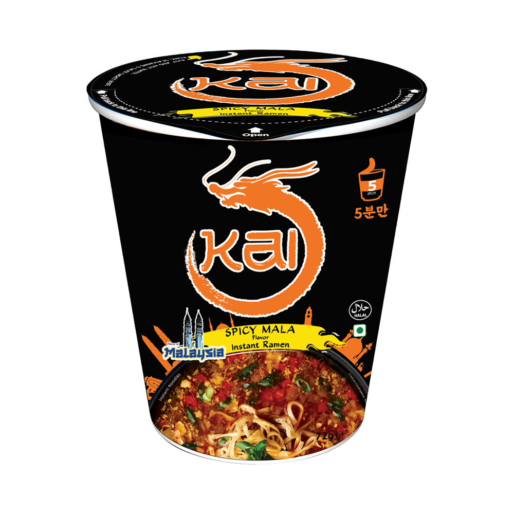 KAI CUP NOODLE SPICY MALA 72GM Default Title - MamasJan Grocery