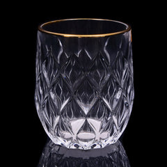 GLASS HONGLI IR GOLDEN G72310 (Pack 6) Default Title - MamasJan Crockery