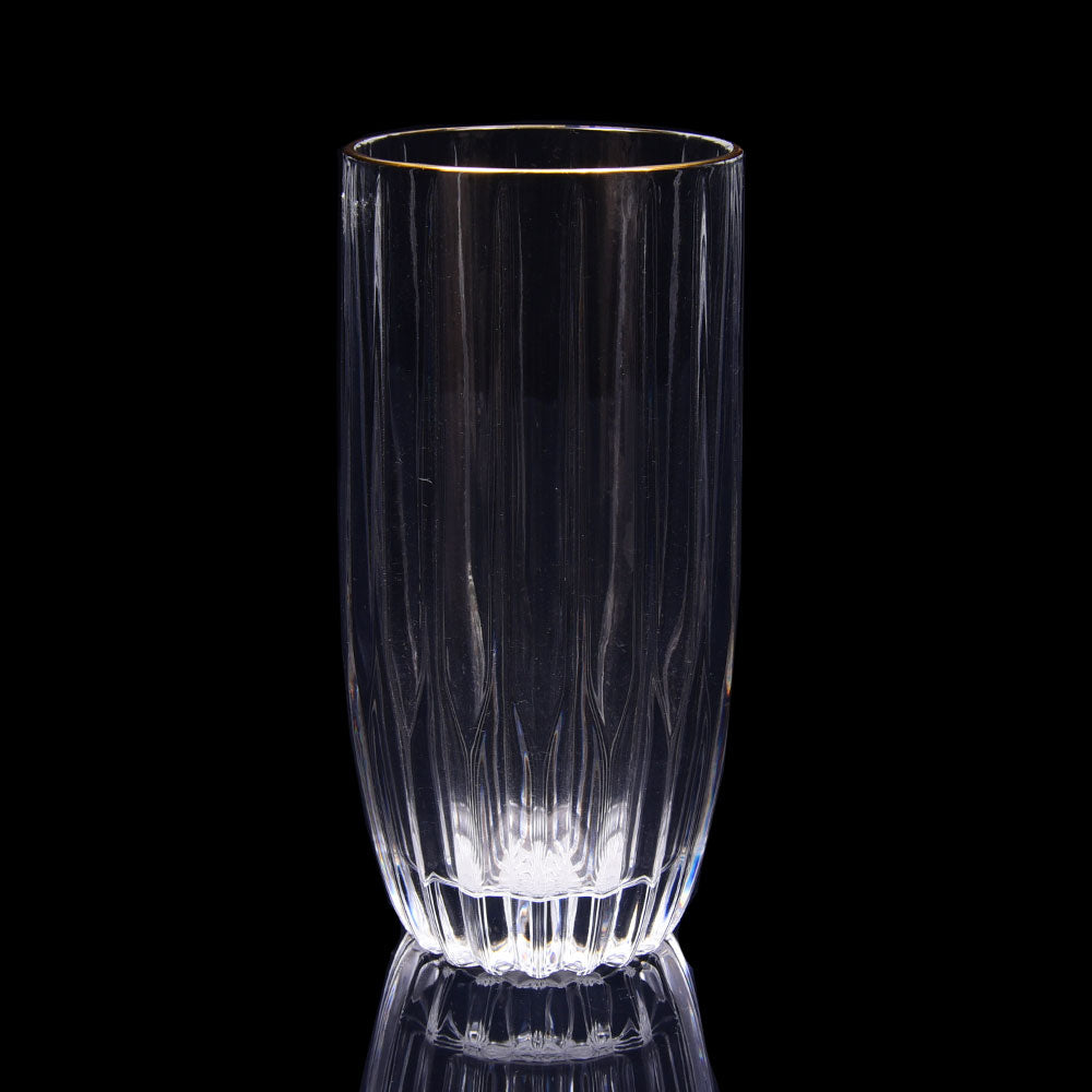 GLASS HONGLI IR GOLDEN G76412 (Pack 6) Default Title - MamasJan Crockery