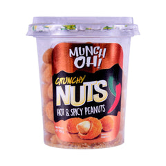 MUNCH OH CRUNCHY NUTS HOT & SPICY PEANUTS 150GM Default Title - MamasJan Grocery