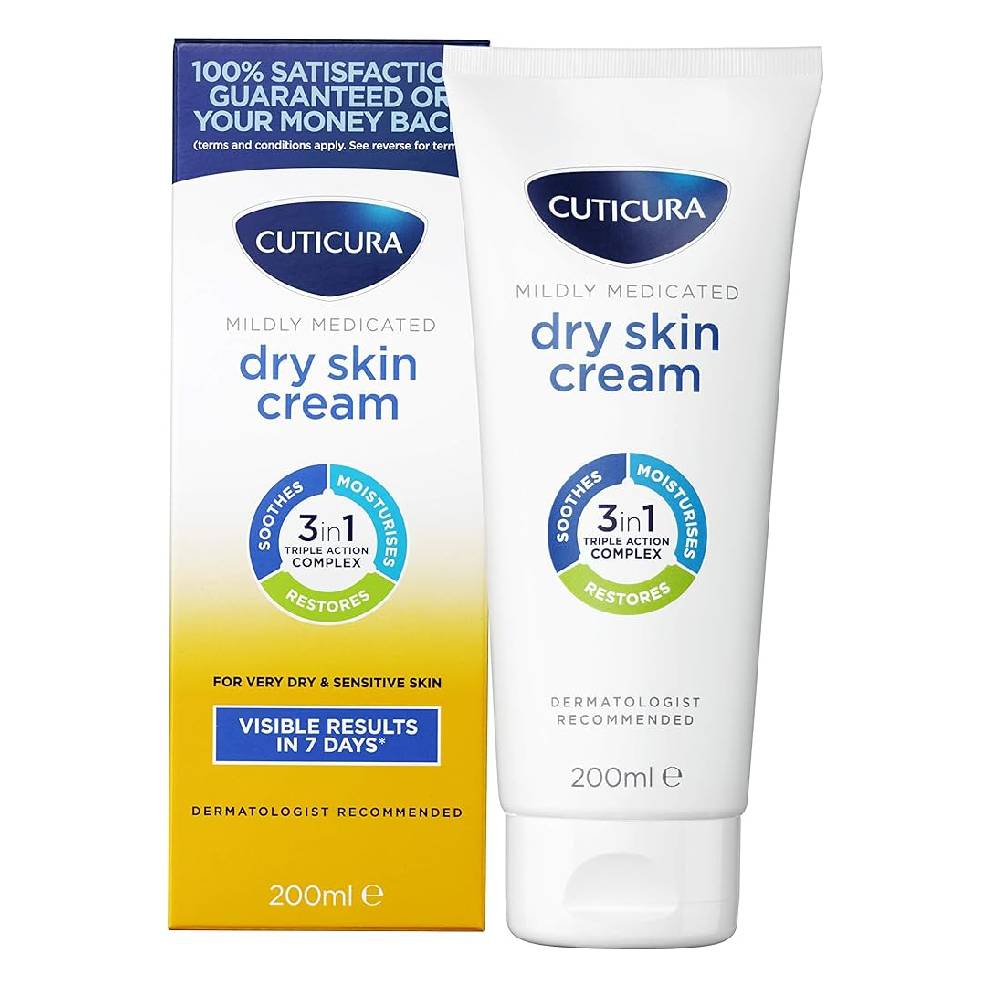 CUTICURA CREAM MEDICATED DRY SKIN 3IN1 ACTION 200 ML Default Title - MamasJan Grocery Nonfood