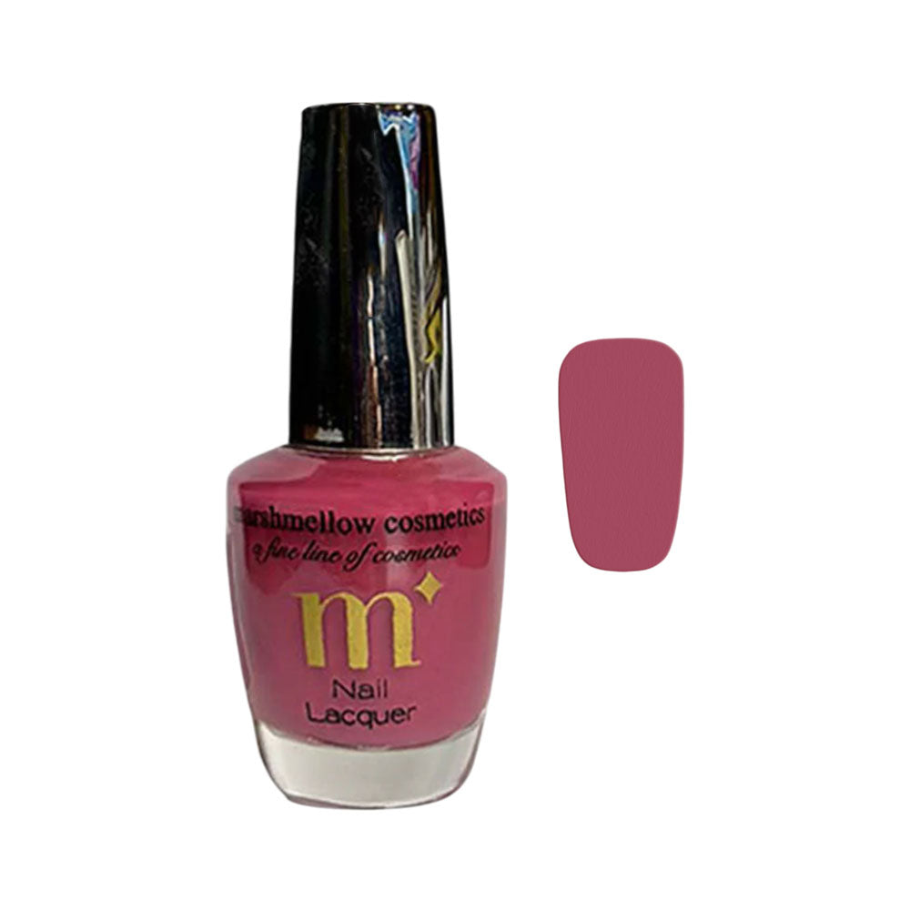 MARSHMALLOW NAIL LACQUER MULBERRY 15ML Default Title - MamasJan Makeup