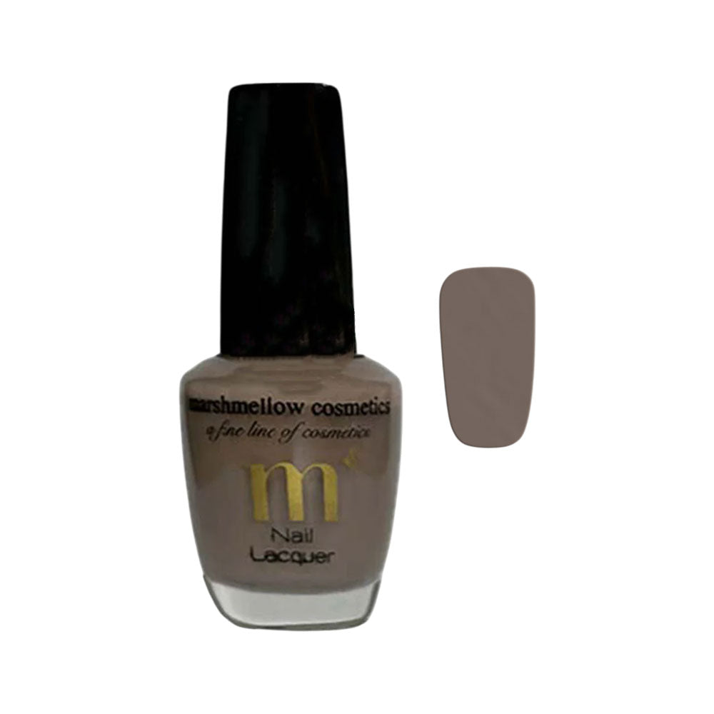 MARSHMALLOW NAIL LACQUER WARM GREY 15ML Default Title - MamasJan Makeup