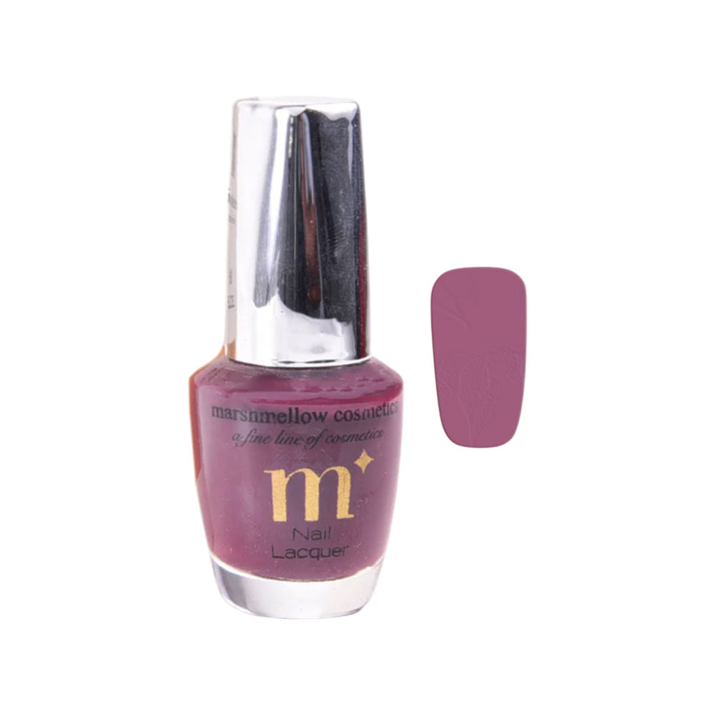 MARSHMALLOW NAIL LACQUER EGGPLANT 15ML Default Title - MamasJan Makeup