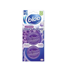 BLOO TOILET AIR FRESHNER LEVENDER CLEANS & FOAMS 2X38 GM Default Title - MamasJan Grocery Nonfood