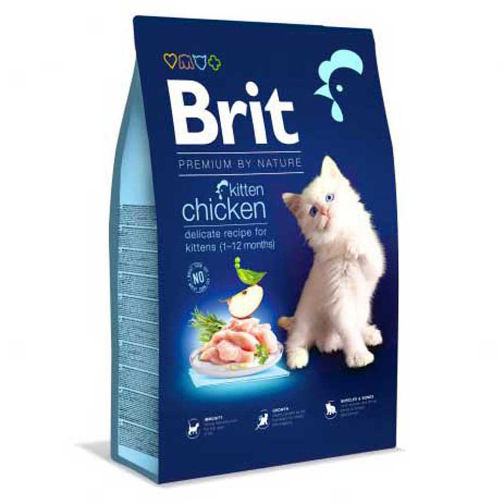 BRIT PREMIUM CAT FOOD KITTEN CHICKEN 1-12 M 300 GM Default Title - MamasJan Grocery Nonfood