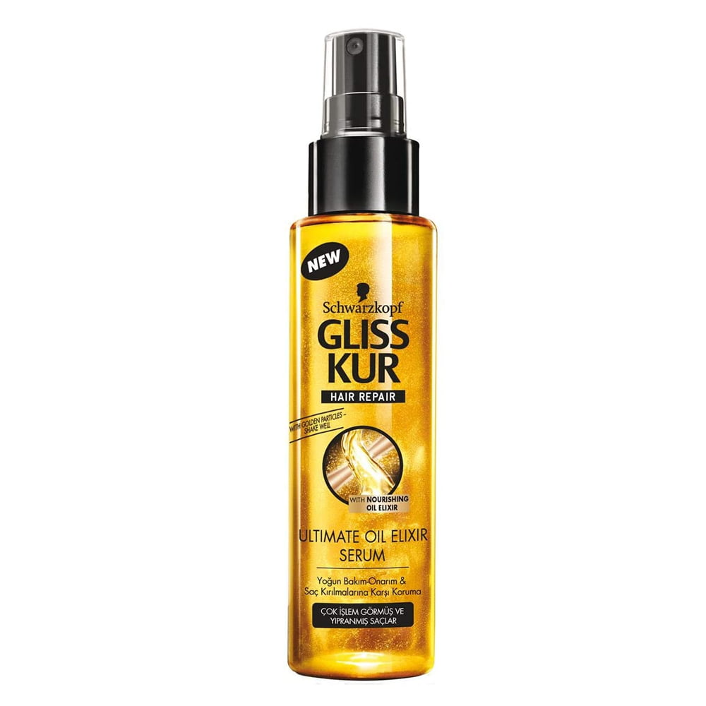 GLISS KUR HAIR SERUM LIQUID ULTIMATE OIL ELIXIR 100 ML Default Title - MamasJan s