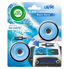 AIR WICK FRESHENER CAR WATER BURST 60 DAYS 2X8 GM Default Title - MamasJan Grocery Nonfood
