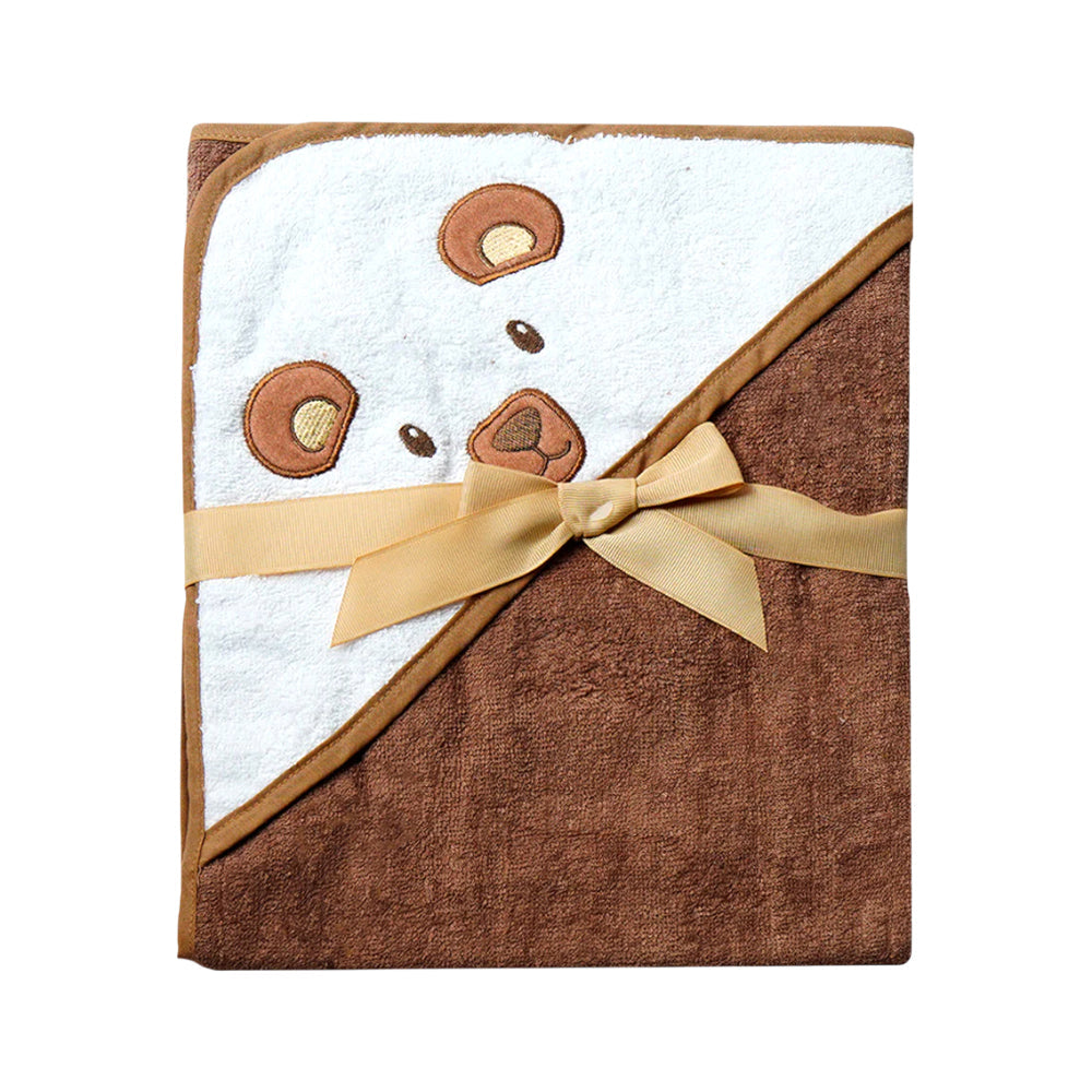 BABY BATH TOWEL HOODED MS-23 BA-012 Default Title - MamasJan KidsWear