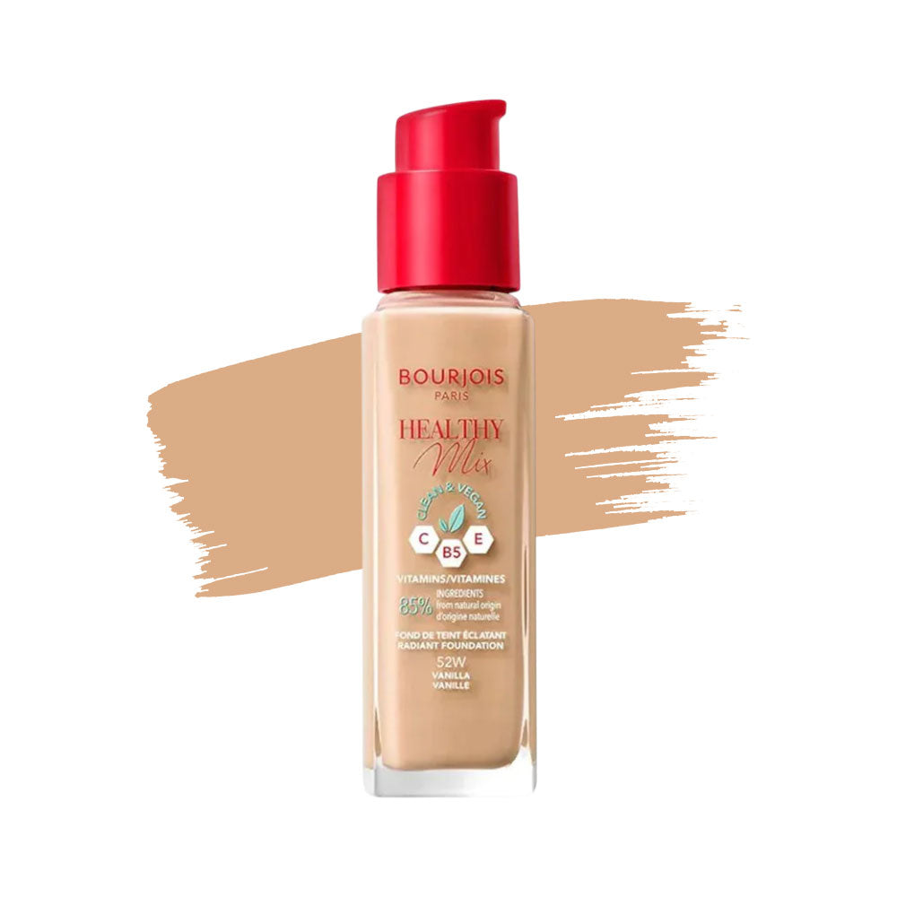 BOURJOIS HEALTHY MIX CLEAN VEGAN FOUNDATION 052 VANILLA Default Title - MamasJan Makeup