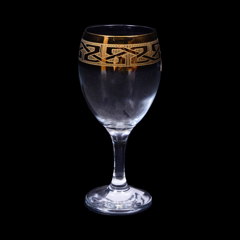GLASS PSB IMPERIAL HAND CUT GOLD 44272-HGB020 (Pack 6) Default Title - MamasJan Crockery