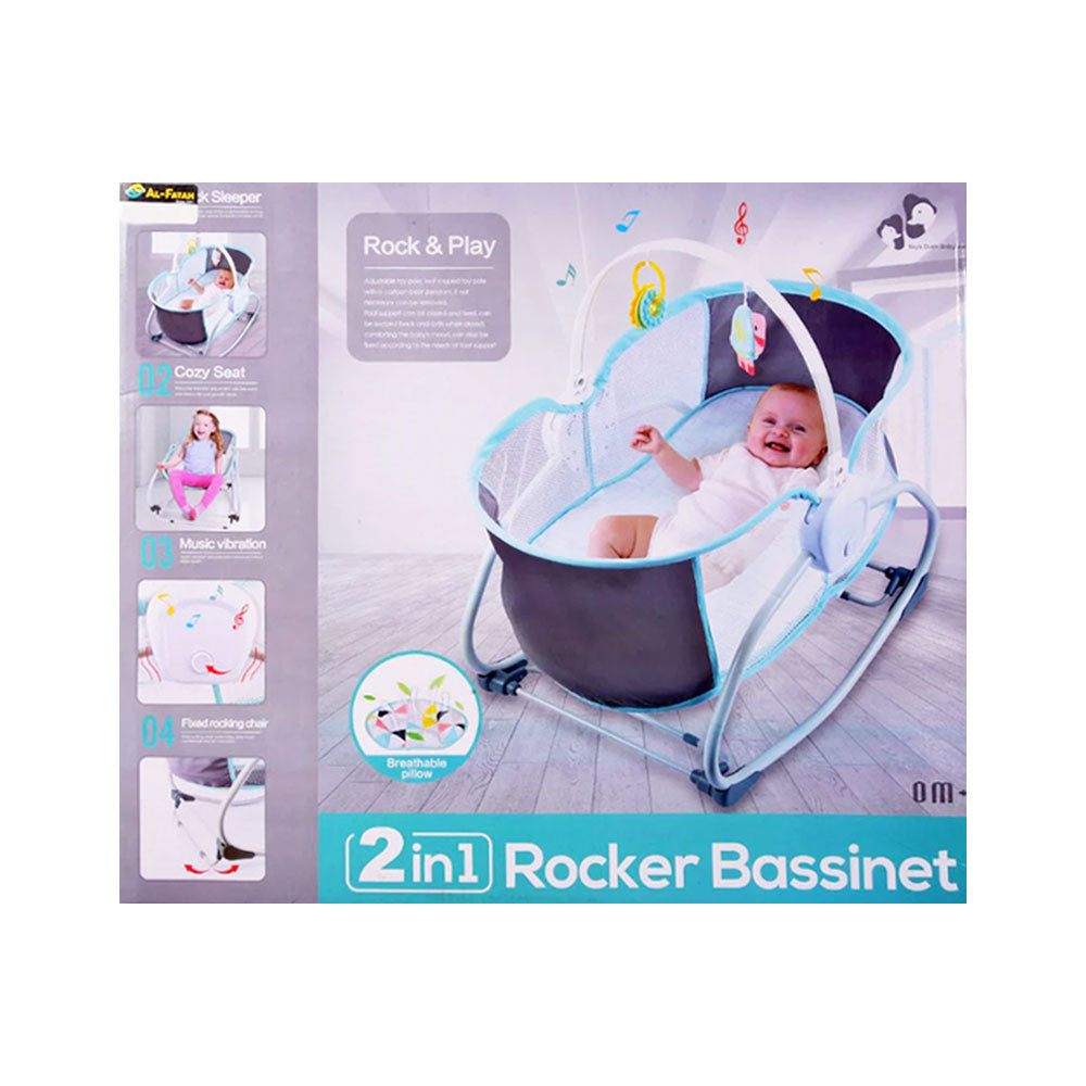 BABY ROCKING BOUNCER 2IN1 IR HM55-3 Default Title - MamasJan Toys