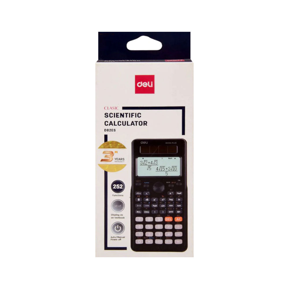 REF-D82ES DELI SCIENTIFIC CALCULATOR Default Title - MamasJan Toys