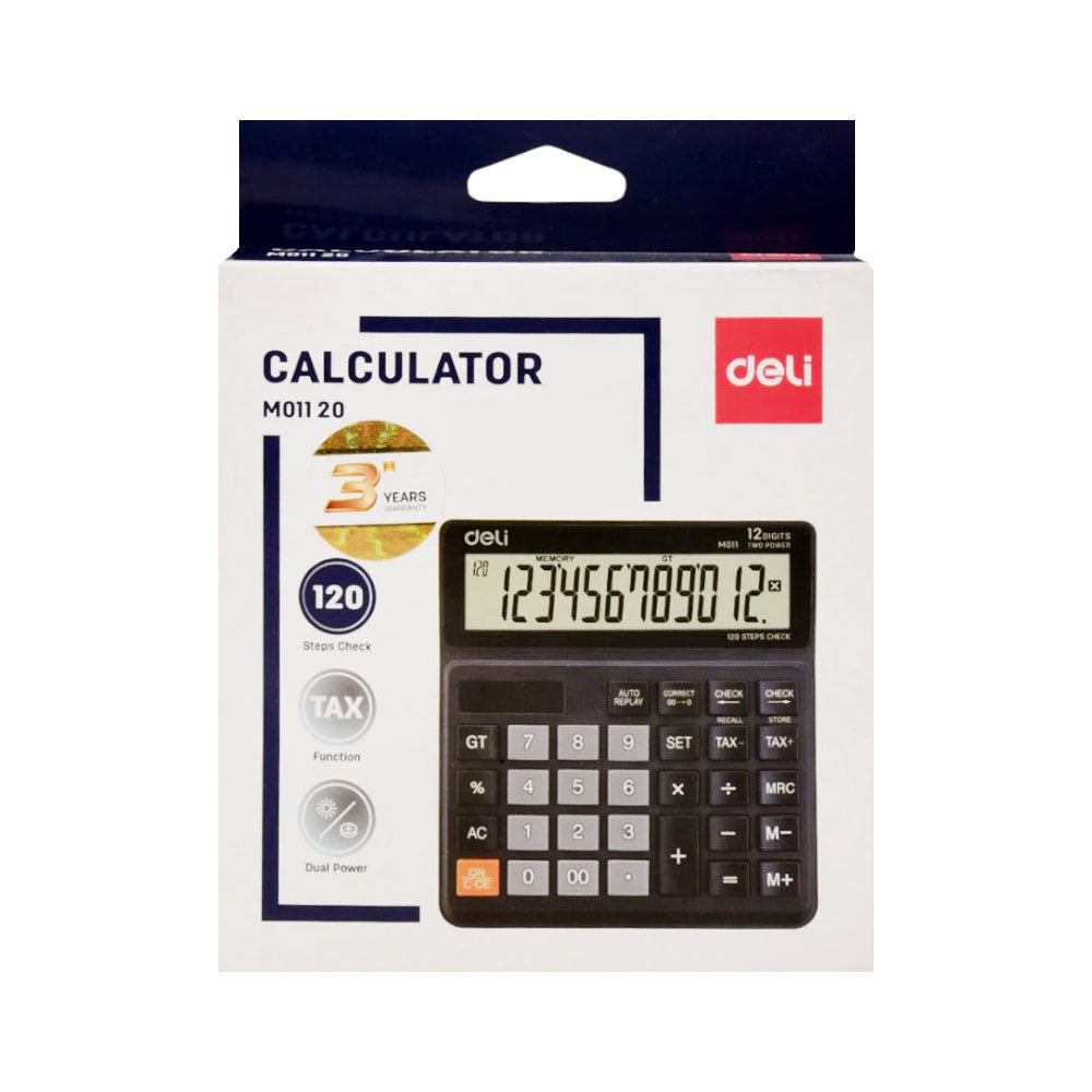 M01120 DELI CALCULATOR 12 DIGITS Default Title - MamasJan Toys
