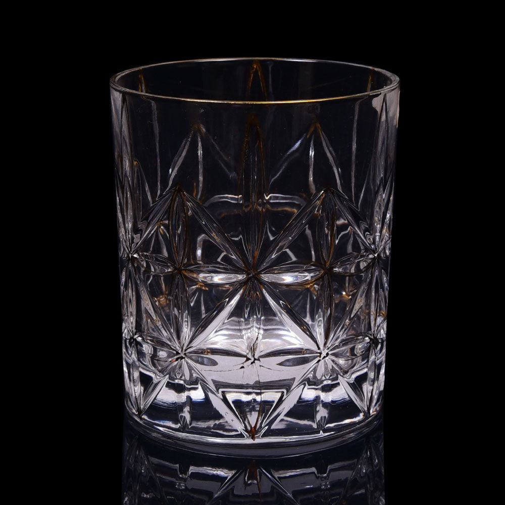 GLASS HONGLI IR GOLDEN MG5412C (Pack 6) Default Title - MamasJan Crockery