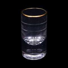 GLASS HONGLI IR SHORT GOLDEN G102T (Pack 6) Default Title - MamasJan Crockery