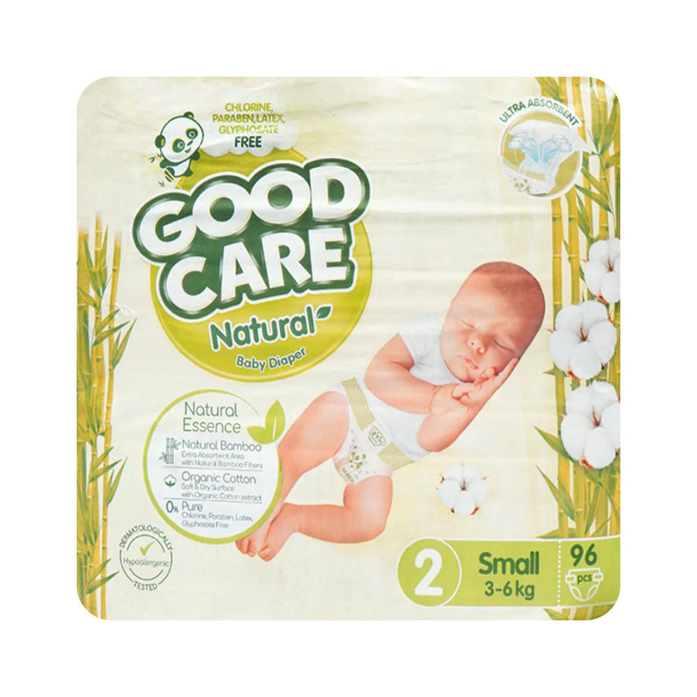 GOODCARE NATURAL DIAPER SMALL 96 PCS JUMBO Default Title - MamasJan Grocery Nonfood