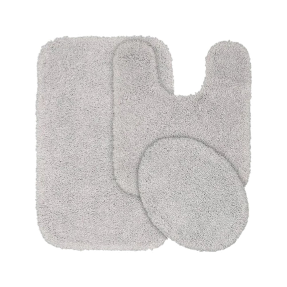 BATH MAT 3PC SET 50X80 IR B-390-429 Default Title - MamasJan Household