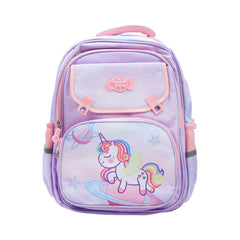 22115 KIDS SCHOOL BACK PACK PURPLE UNICORN 16INCH IR Default Title - MamasJan Toys