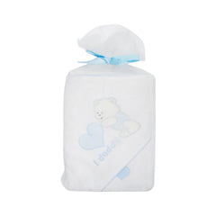 BABY BATH TOWEL HOODED MDW-23 CHI CLTW043-B Default Title - MamasJan KidsWear