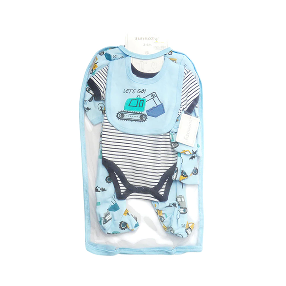 BABY GIFT SET 5PC MDW-23 0-6M CHI S5395 Default Title - MamasJan KidsWear