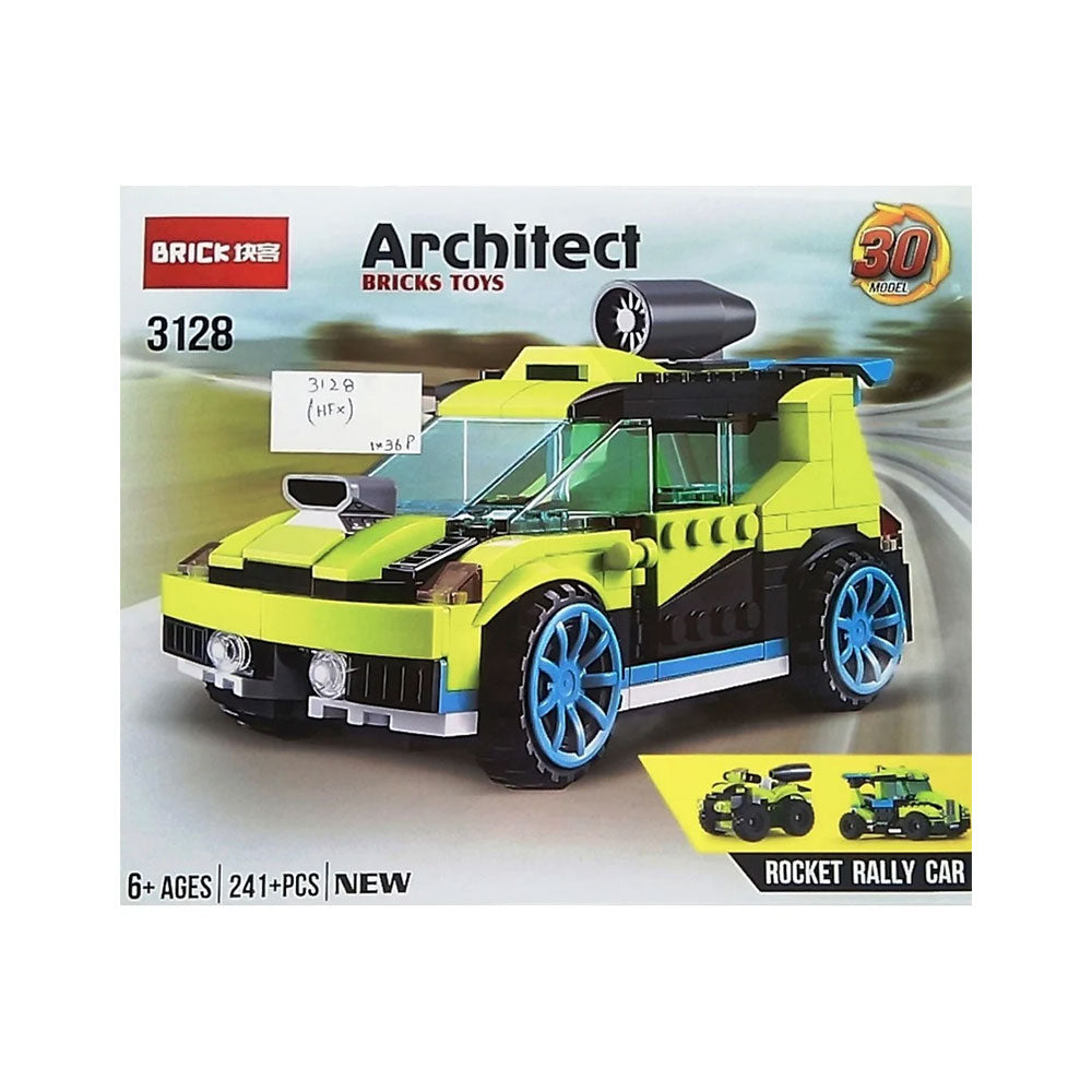 3128 JISI GREEN CAR BLOCKS Default Title - MamasJan Toys