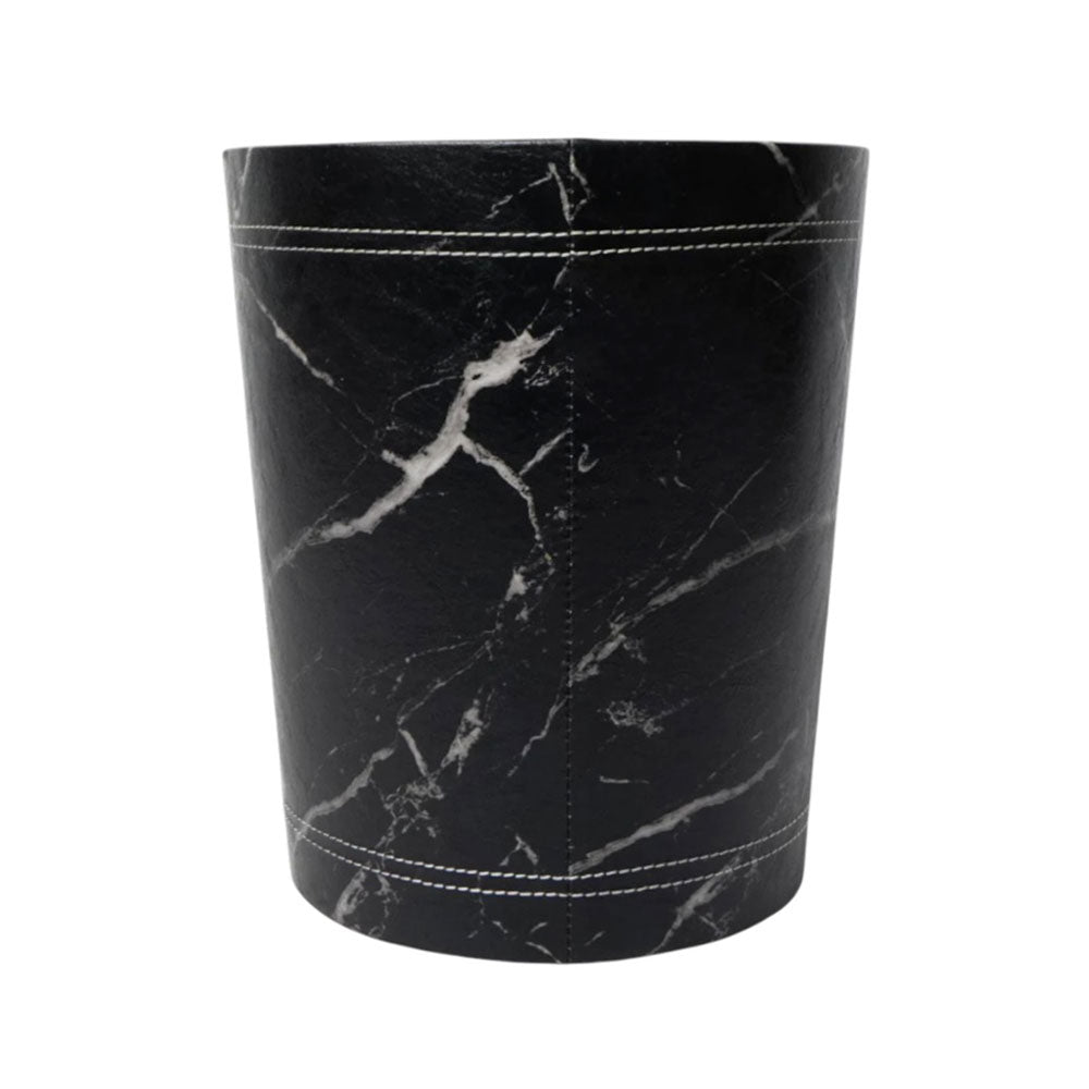 DUST BIN LEATHER LOOSE BLACK MARBLE 1194 Default Title - MamasJan Crockery