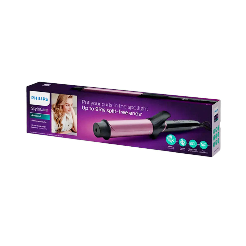 PHILIPS HAIR CURLING TONG 38MM BHB869 Default Title - MamasJan Electronics