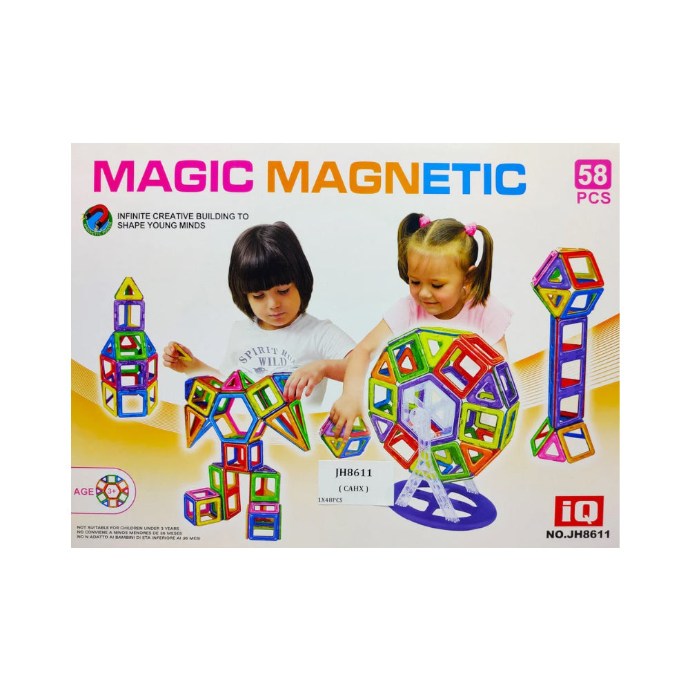JH8611 58 PCS MAGNETIC BLOCKS Default Title - MamasJan Toys