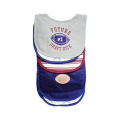 BABY BIB 3PC PACK WITH 2 NAPKIN MDW-23 CHI 56066 Default Title - MamasJan KidsWear