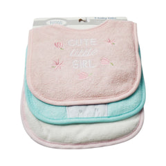 BABY BIB 3PC PACK MDW-23 CHI 01792 Default Title - MamasJan KidsWear