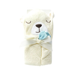 BABY BATH TOWEL HOODED MDW-23 CHI 50001CH Default Title - MamasJan KidsWear