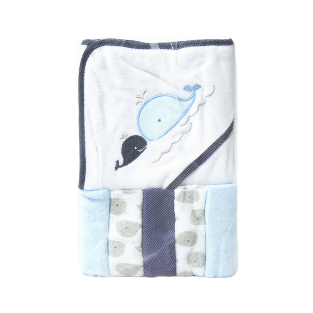 BABY BATH TOWEL HOODED W 5PC FACE TOWEL MDW-23 CHI 05282 Default Title - MamasJan KidsWear