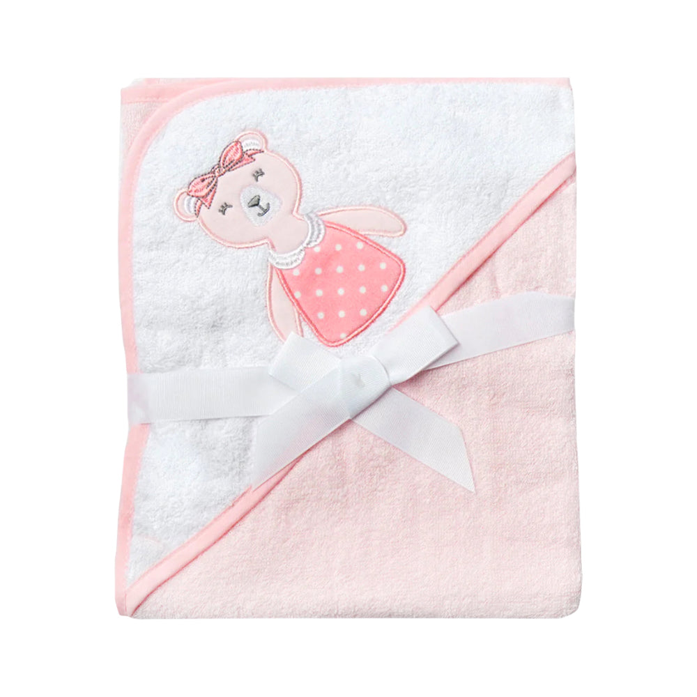 BABY BATH TOWEL HOODED MDW-23 CHI 00021CH Default Title - MamasJan KidsWear