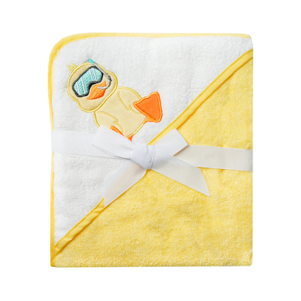 BABY BATH TOWEL HOODED MDW-23 CHI 00018CH Default Title - MamasJan KidsWear