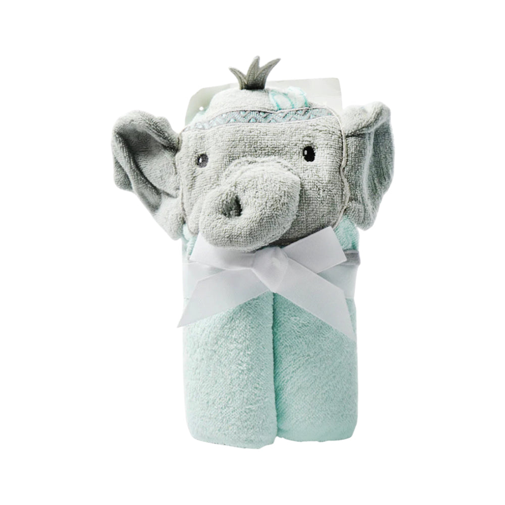 BABY BATH TOWEL HOODED MDW-23 CHI 00350CH Default Title - MamasJan KidsWear
