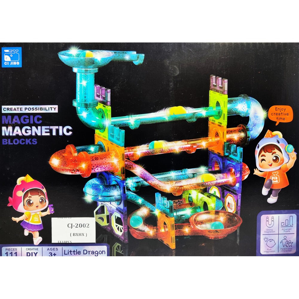 MAGNETIC BLOCK 111PCS CJ-2002 Default Title - MamasJan Toys