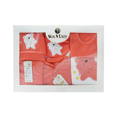 BABY GIFT SET 7PCS NICE & EASY MZW-23 DARK PINK Default Title - MamasJan KidsWear