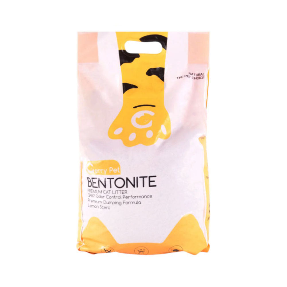 GERRY PET BENTONITE PREMIUM CAT LITTER LEMON 10 LTR Default Title - MamasJan Grocery Nonfood
