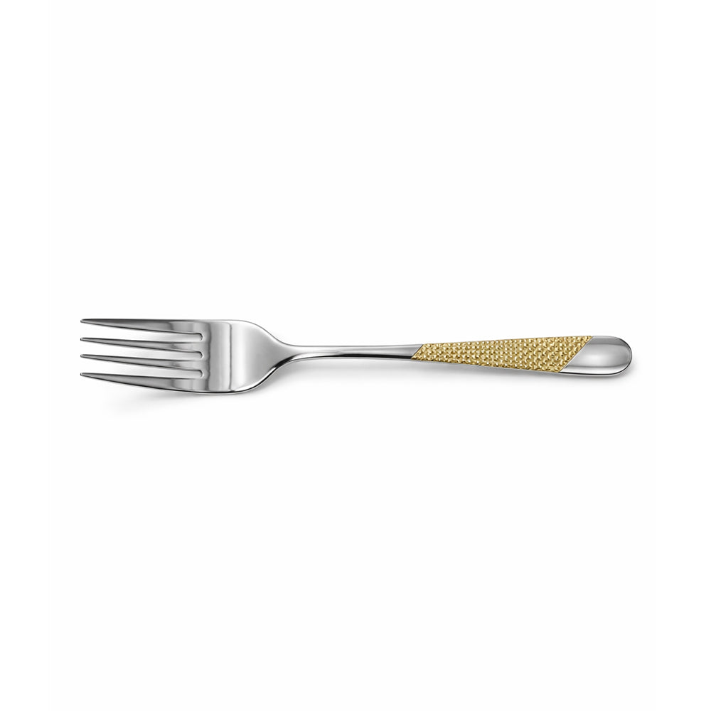 SERVING FORK ROYAL BISTRO GOLD IR 2003 Default Title - MamasJan Crockery