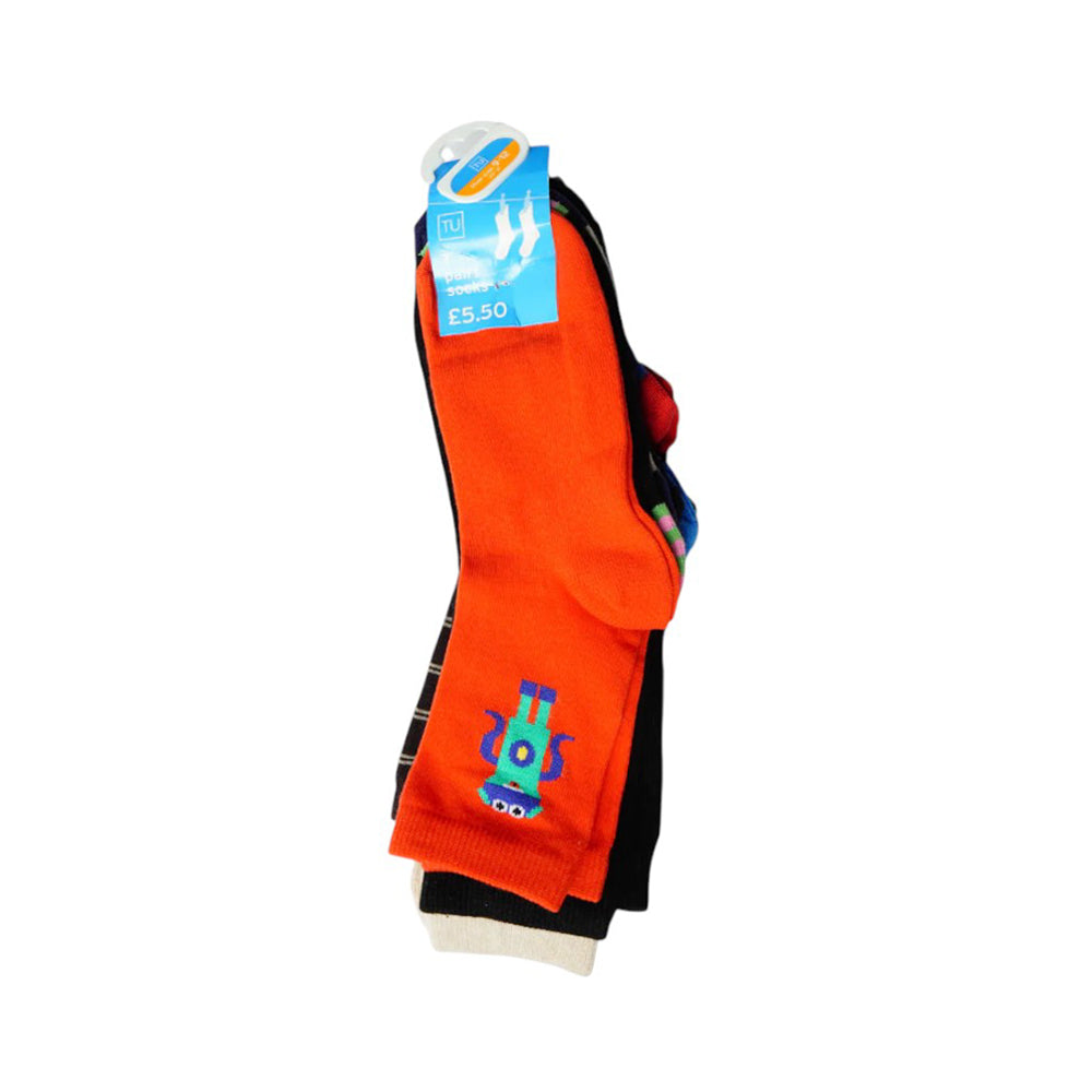 BOYS SOCKS 7PC PACK MDW-23 9-12.5M Default Title - MamasJan KidsWear