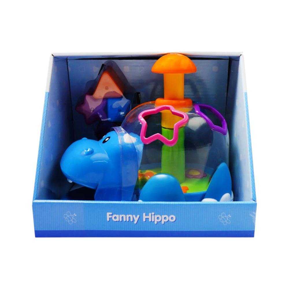 TY9044 TANNY KIDS FANNY HIPPO SHAPE SORTER ID Default Title - MamasJan Toys