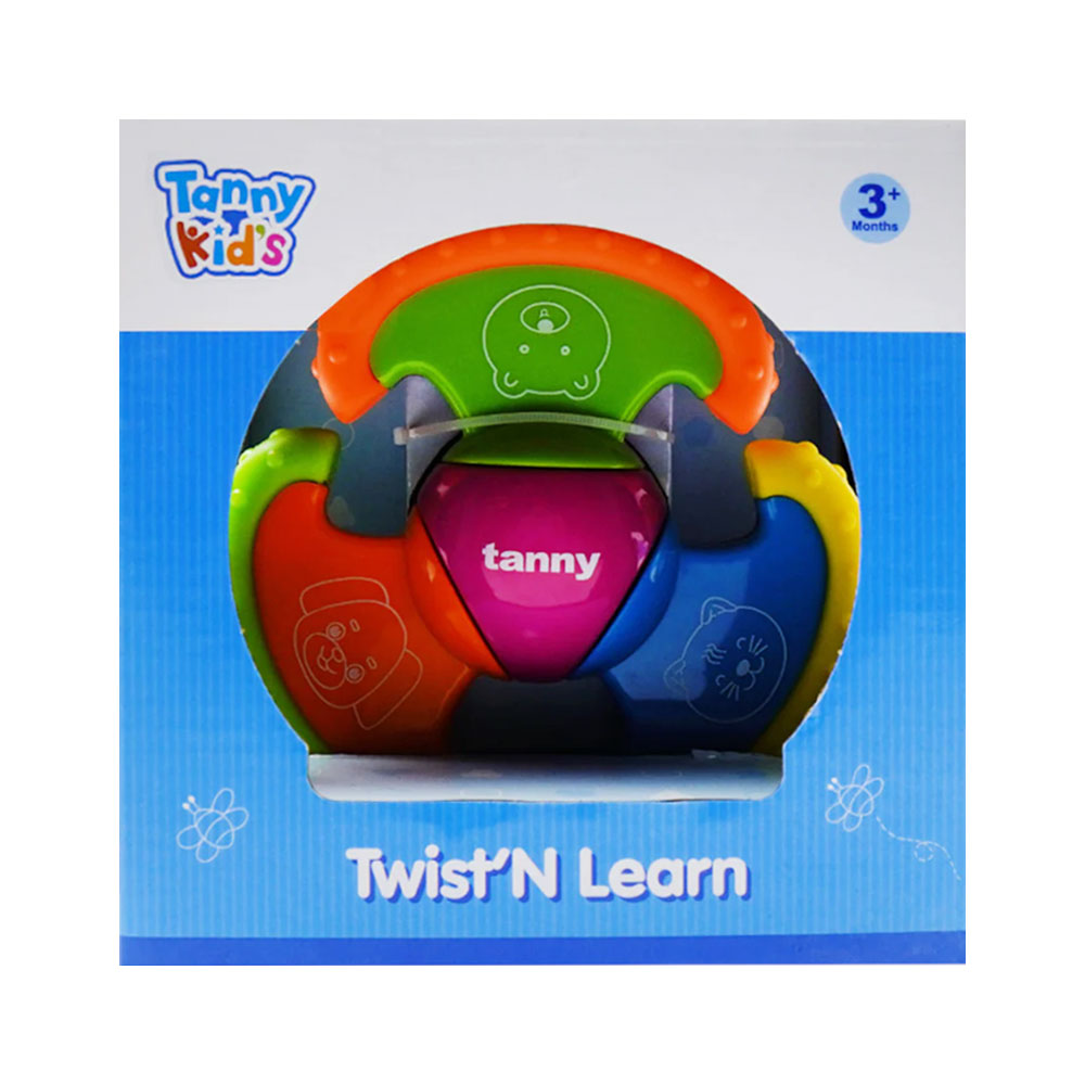 TY9022 TANNY KIDS TWIST N LEARN RATTLE ID Default Title - MamasJan Toys