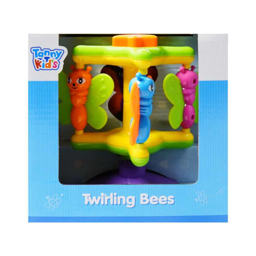 TY9023 TANNY KIDS TWIRLING BEES RATTLE ID Default Title - MamasJan Toys