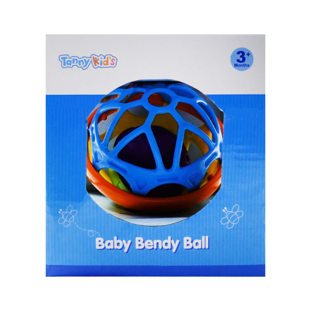 TY9062 TANNY KIDS BABY BENDY BALL RATTLE ID Default Title - MamasJan Toys