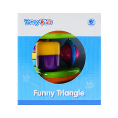 TY9035 TANNY KIDS FUN TRIANGLE RATTLE ID Default Title - MamasJan Toys